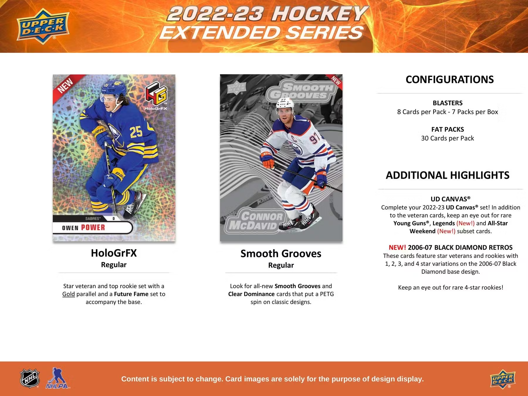 2022-23 Upper Deck Extended Series Hockey Blaster Box - 24 Packs with Exclusive Rookie Cards & Inserts - Perfect for Collectors & Fantasy Hockey Fans