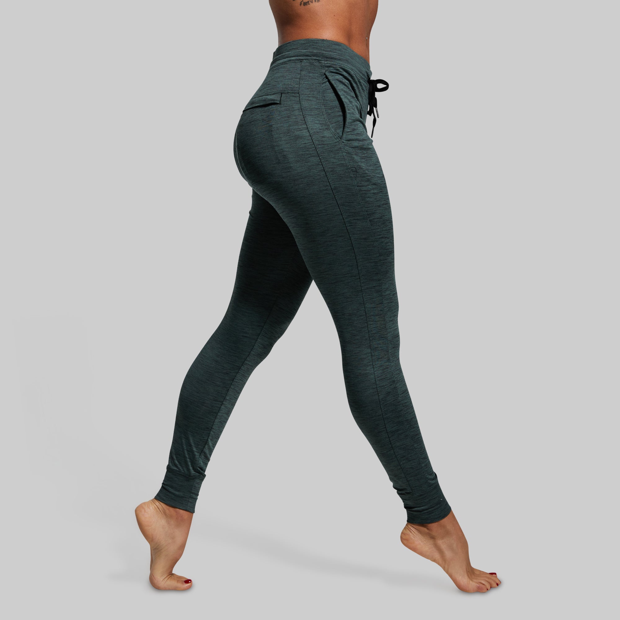 Women's Relaxed Fit Athleisure Jogger Pants - Soft Lounge Pants for Yoga, Running & Casual Wear (Evergreen) - Perfect for Home, Gym & Travel