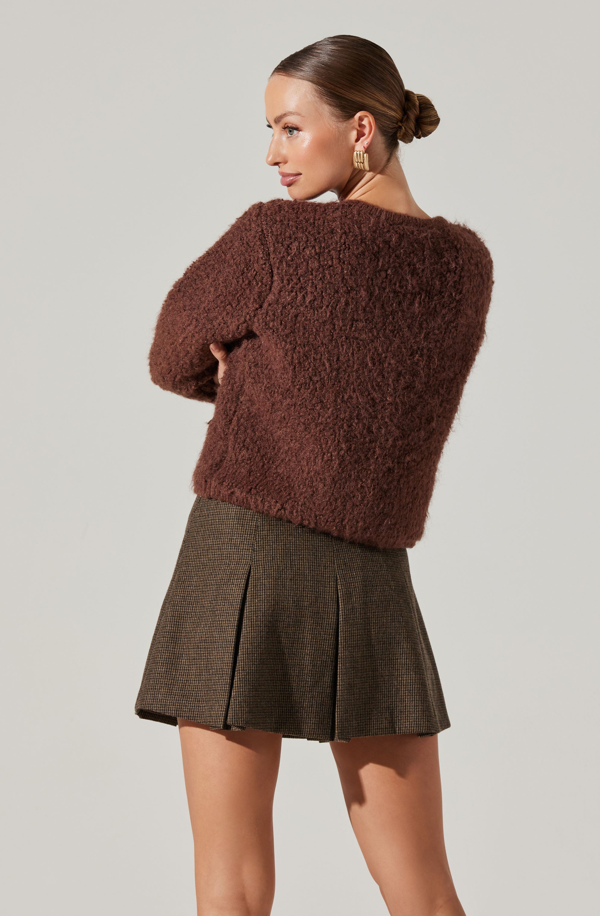 Soft Myrtle Wool Blend Cardigan for Women - Cozy Knit Sweater for Fall & Winter - Perfect for Layering, Office Wear & Casual Outfits