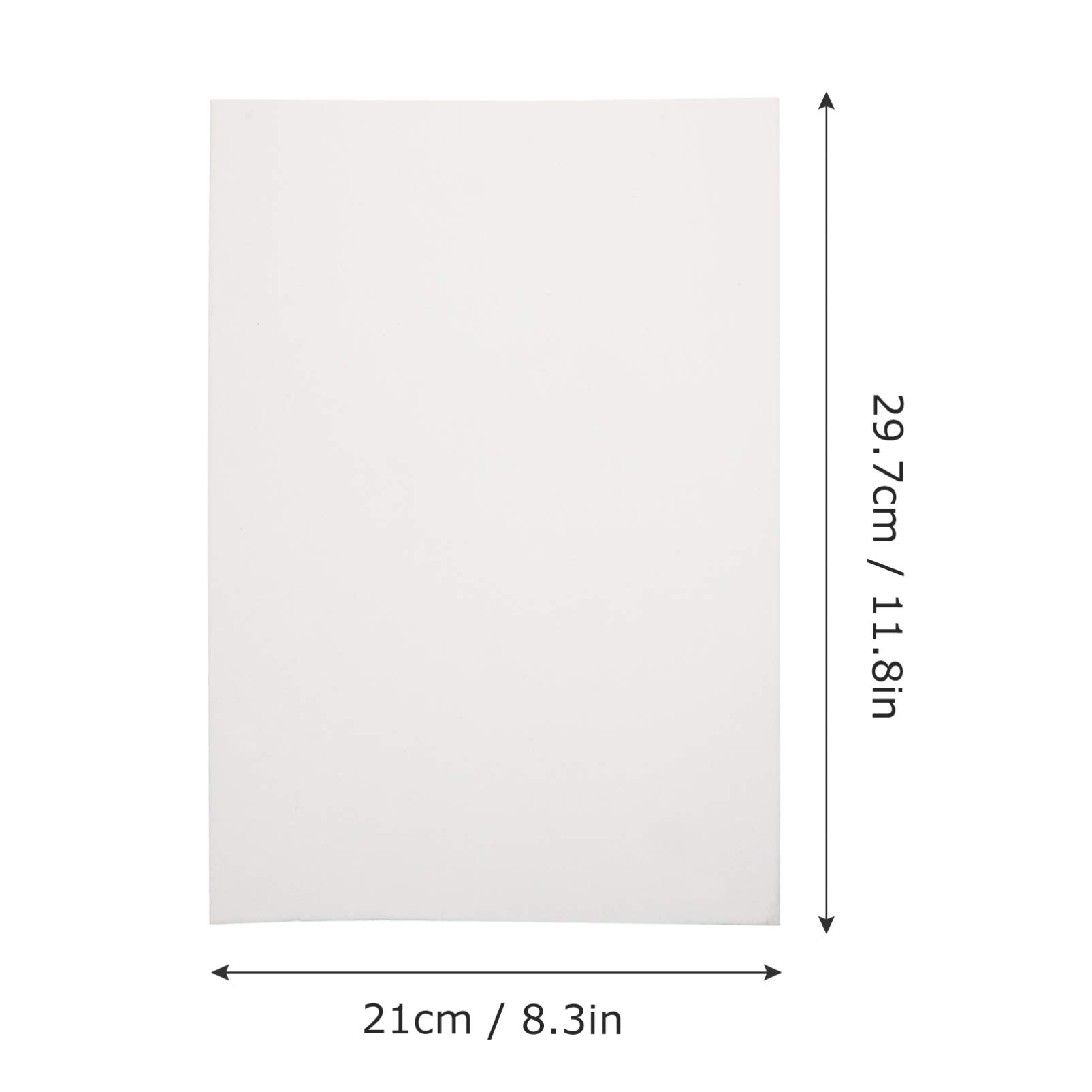 EXCEART 10pcs Microwave Kiln Lining Paper - Jewelry Making Square & Round Shelf Tools - Ceramic Fiber Backing Paper (A4 Size, White) for DIY Metal Clay, Glass Fusing & Small Ceramic Projects