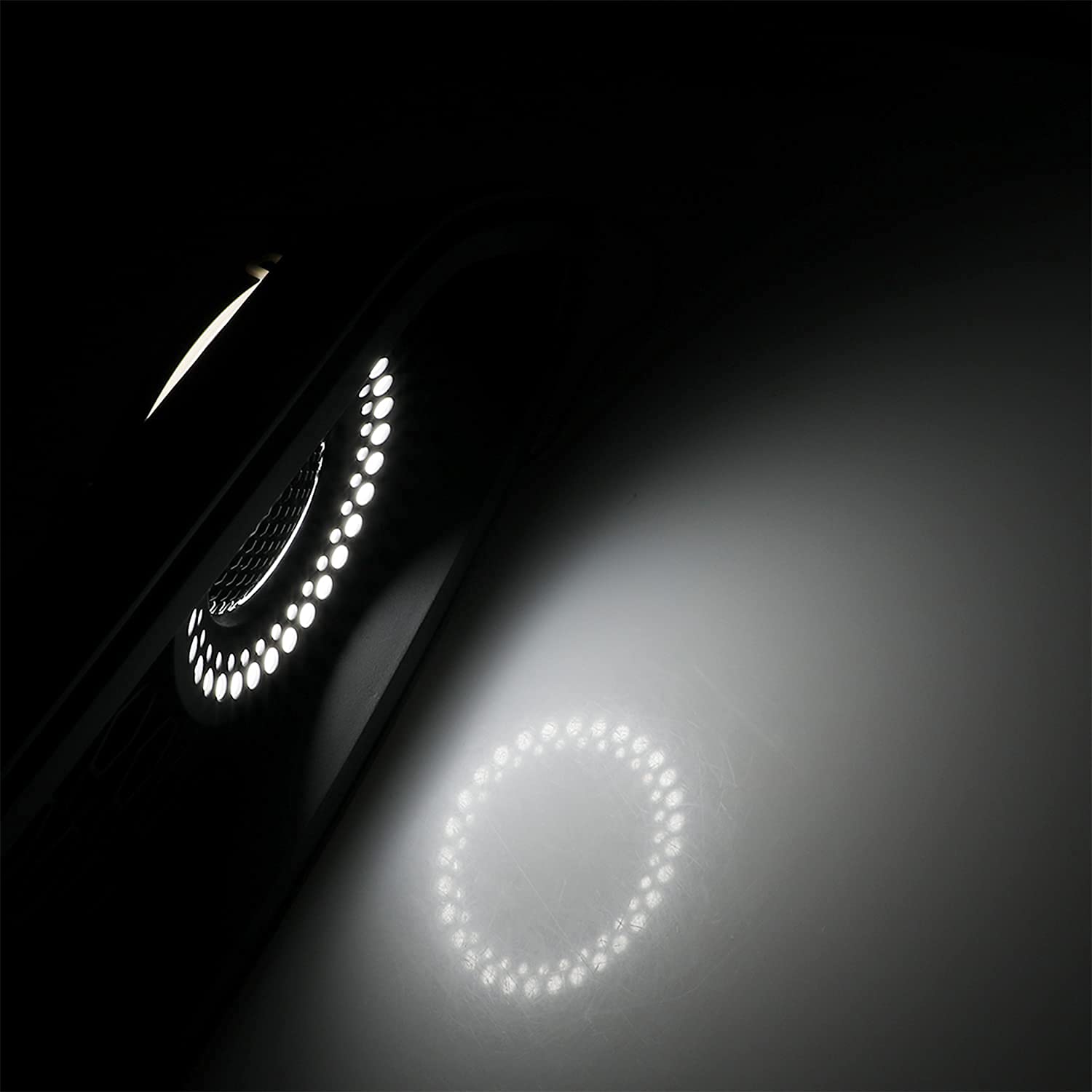 2015-2017 Ford Mustang LED DRL Center Grille Lights - White Accent Vent Lights for Front Bumper & Upper Hood | Nixon Offroad | Perfect for Night Driving & Car Customization
