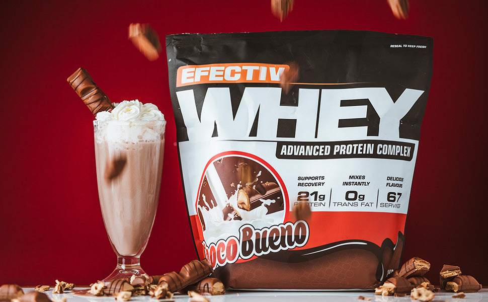 Efectiv Nutrition Whey Protein Powder 2kg (4.4 lbs) - Premium Muscle Recovery & Growth Supplement for Athletes & Fitness Enthusiasts | Post-Workout, Meal Replacement & Healthy Lifestyle Support