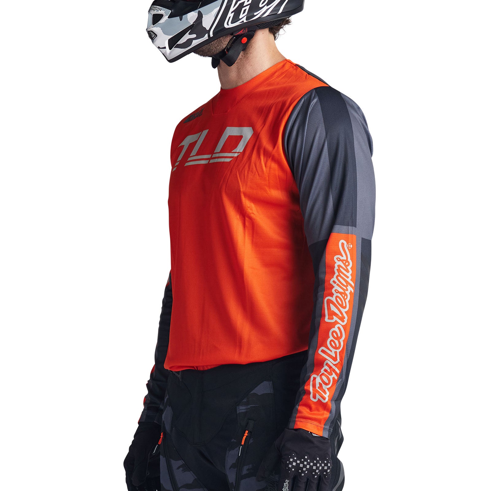 Scout GP Jersey Recon Neon Orange & Gray - High Visibility Cycling Jersey for Mountain Biking & Outdoor Sports