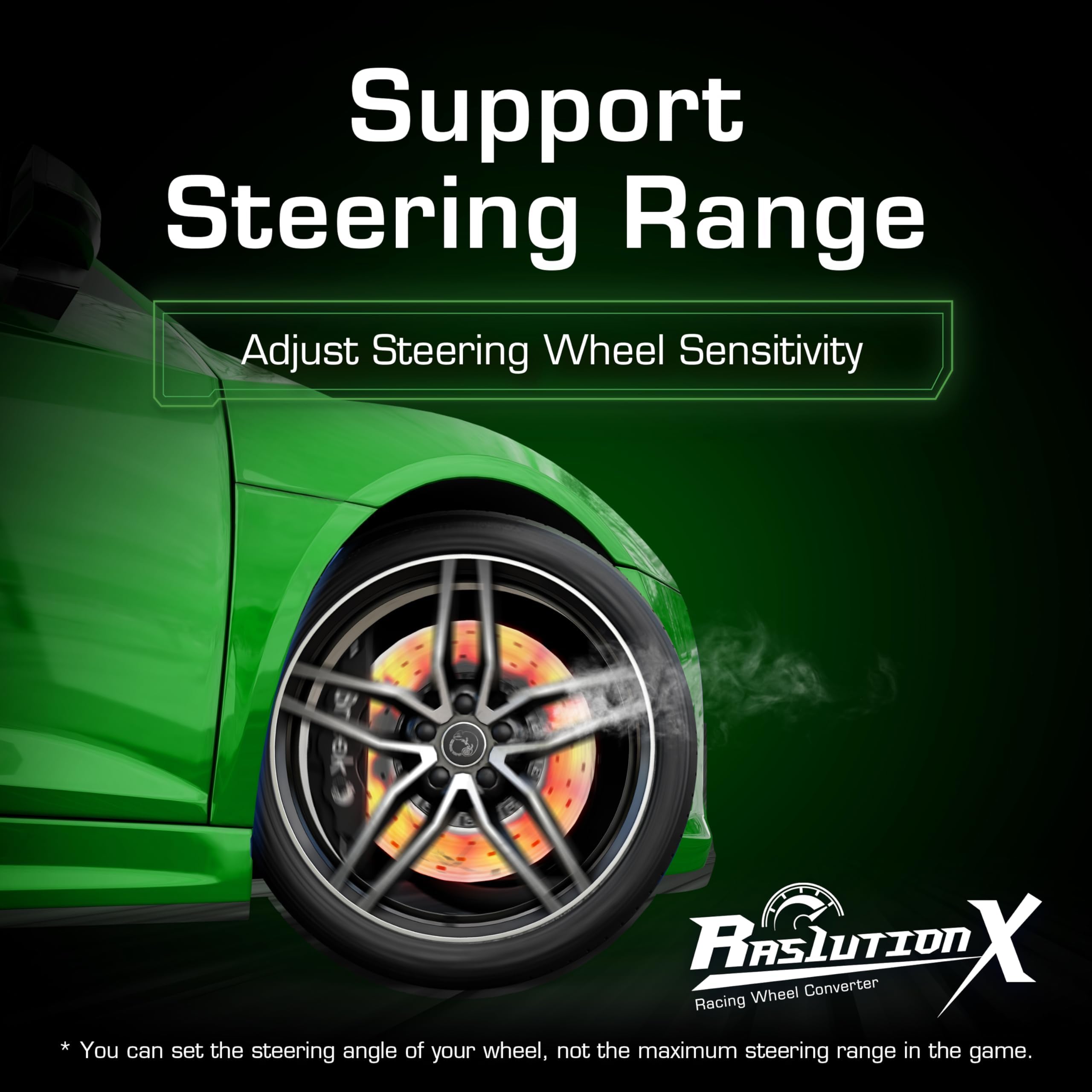 Brook Ras1ution X - Racing Wheel Adapter for Xbox Series X|S, Xbox One & Xbox 360 | 60+ Compatible Steering Wheels | Force Feedback & App Control | Perfect for Sim Racing, Gaming Tournaments & Home Entertainment Setups