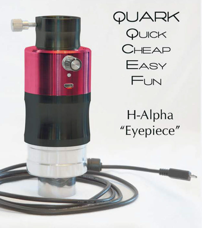 Daystar QUARK Hydrogen Alpha Eyepiece Telescope Filter - High Contrast Solar Viewing for Astronomy Enthusiasts | Perfect for Solar Observation & Astrophotography