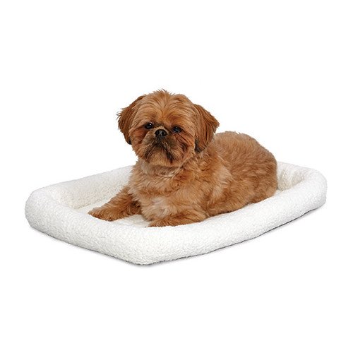MidWest Pet Carrier Dog Bed for Medium Dogs | Fits 32-Inch Plastic Carriers for Travel & Home