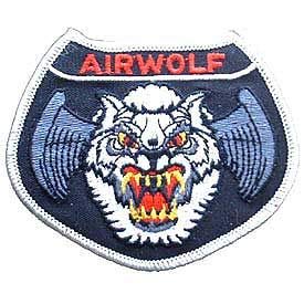 USAF Airwolf Embroidered Iron-On Patch - 3.5 Inch Military Morale Badge for Jackets, Hats & Bags - Premium Quality Military Apparel Accessory for Veterans & Collectors