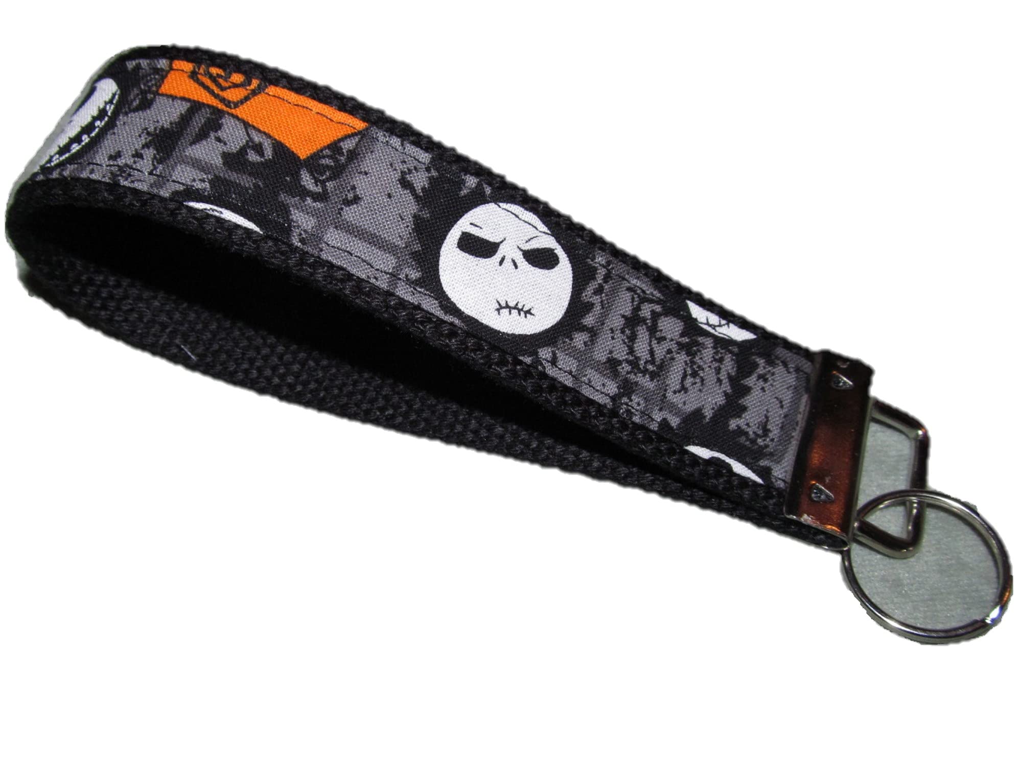 Jack Skellington Keychain - Wrist Key Fob Ring for Keys & Gifts