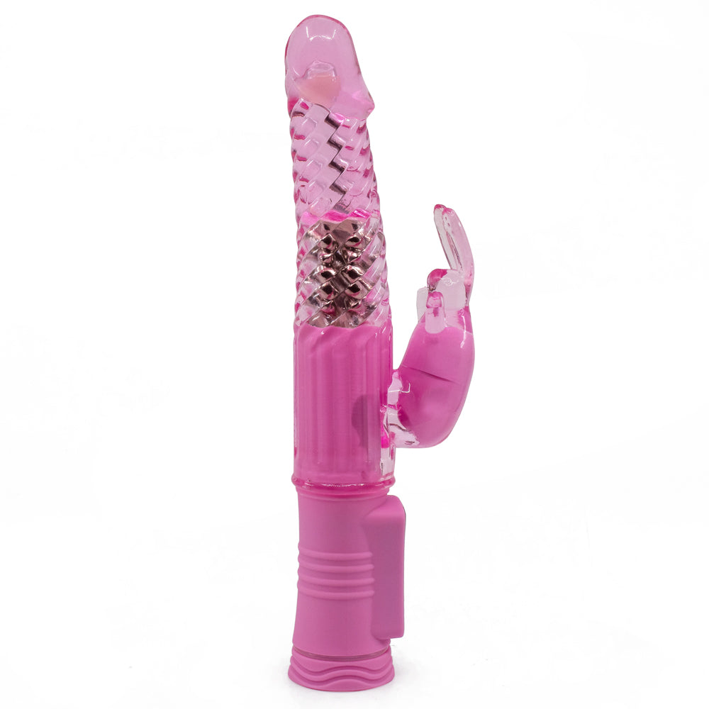 Adam & Eve Eve's First Rabbit Vibrator with Rotating Beads - Dual Stimulation G-Spot & Clitoral Massager for Women - Perfect for Solo Play & Couples Intimacy