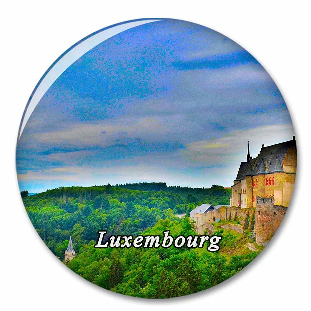Luxury Luxembourg Fridge Magnet Souvenir - Decorative Bottle Opener for Refrigerator, Travel Collectible Gift - Perfect for Home Decor, Bar Accessories & Travel Memories
