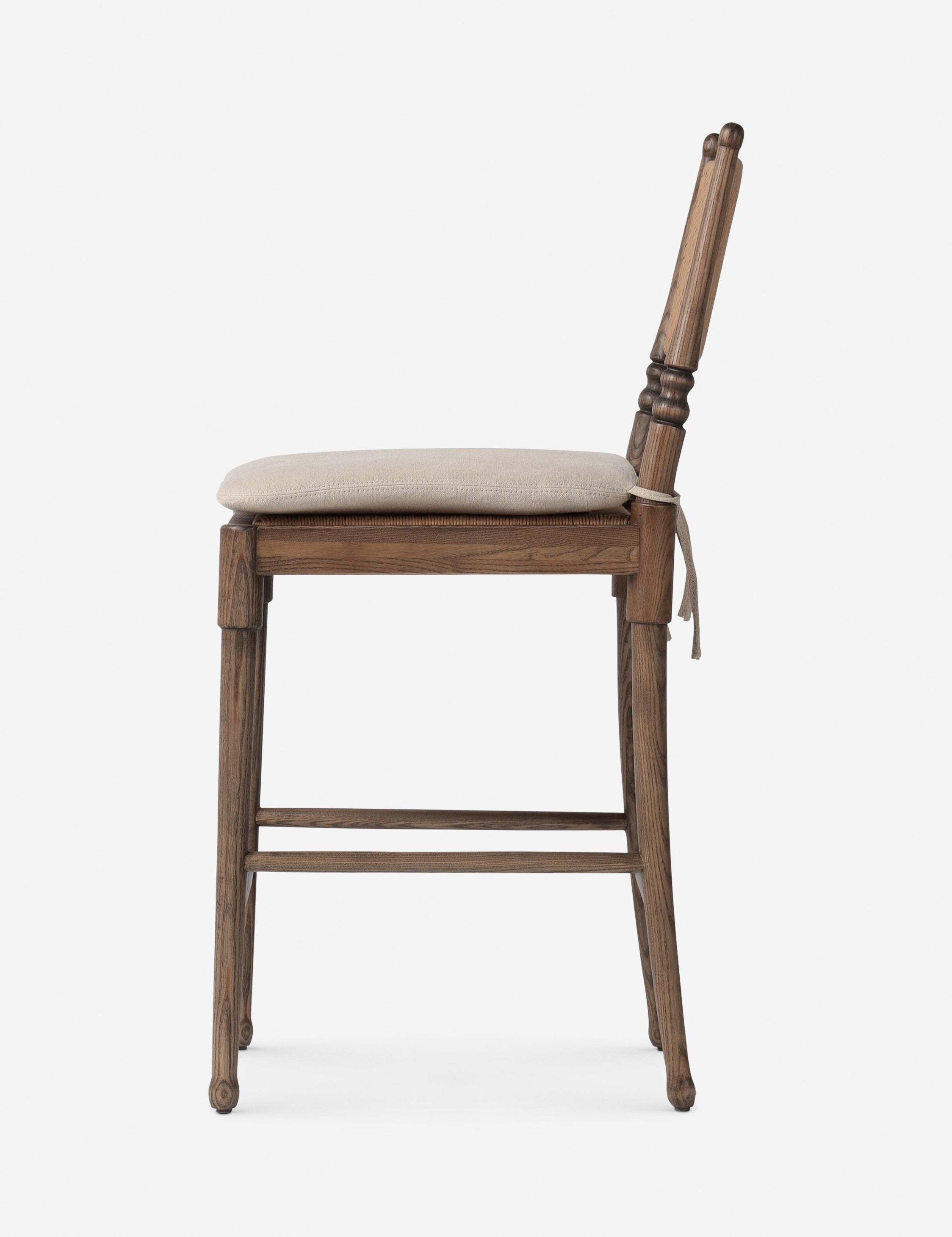 Fayth Bar and Counter Stool by Amber Lewis x Four Hands - Modern Kitchen & Dining Stools for Home Bar, Breakfast Nook & Restaurant Use