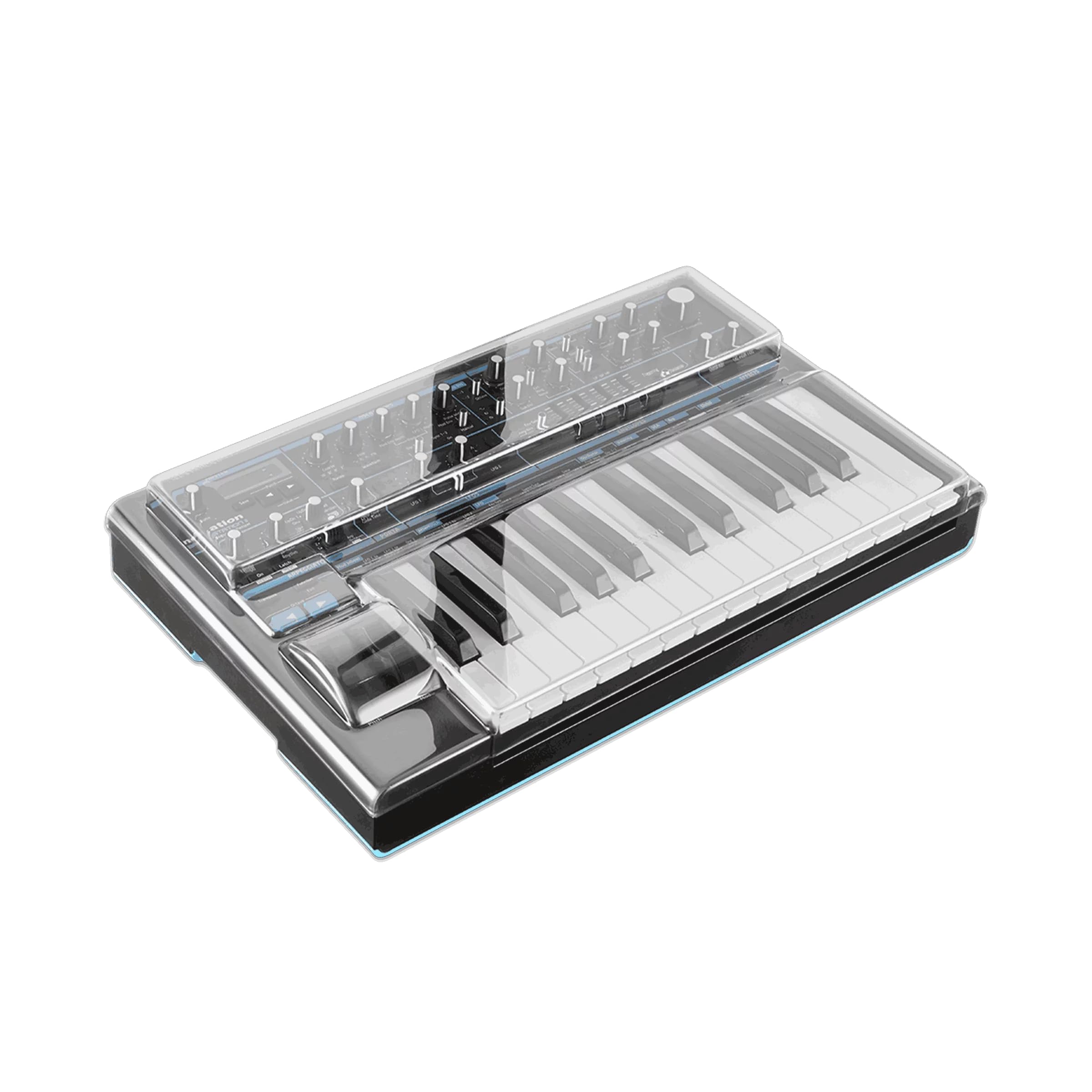 Novation Bass Station II Cover - Protective Dust Shield for Synth Keyboards | Perfect for Studio, Live Performances & Travel