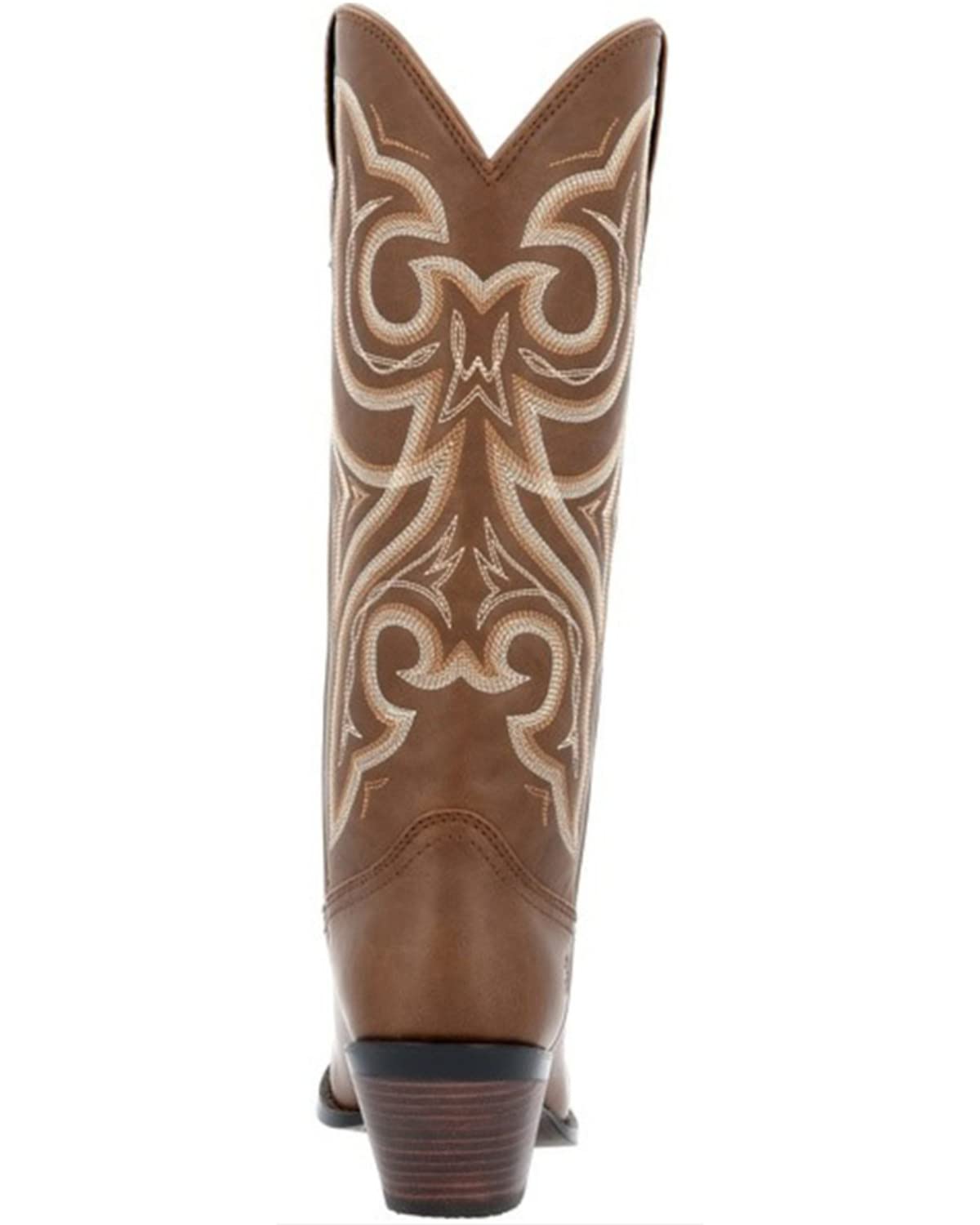 Durango Crush Women's Western Boots - Milk Chocolate Leather, Size 8.5 Medium - Perfect for Country Dancing, Rodeos & Western Fashion