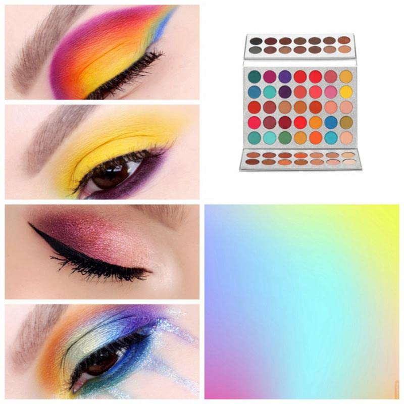 VBA Makeup Matte Eyeshadow Palette - 63 Highly Pigmented Colors for Long-Lasting Eye Makeup | Perfect for Professional Makeup Artists, Beginners & Everyday Wear