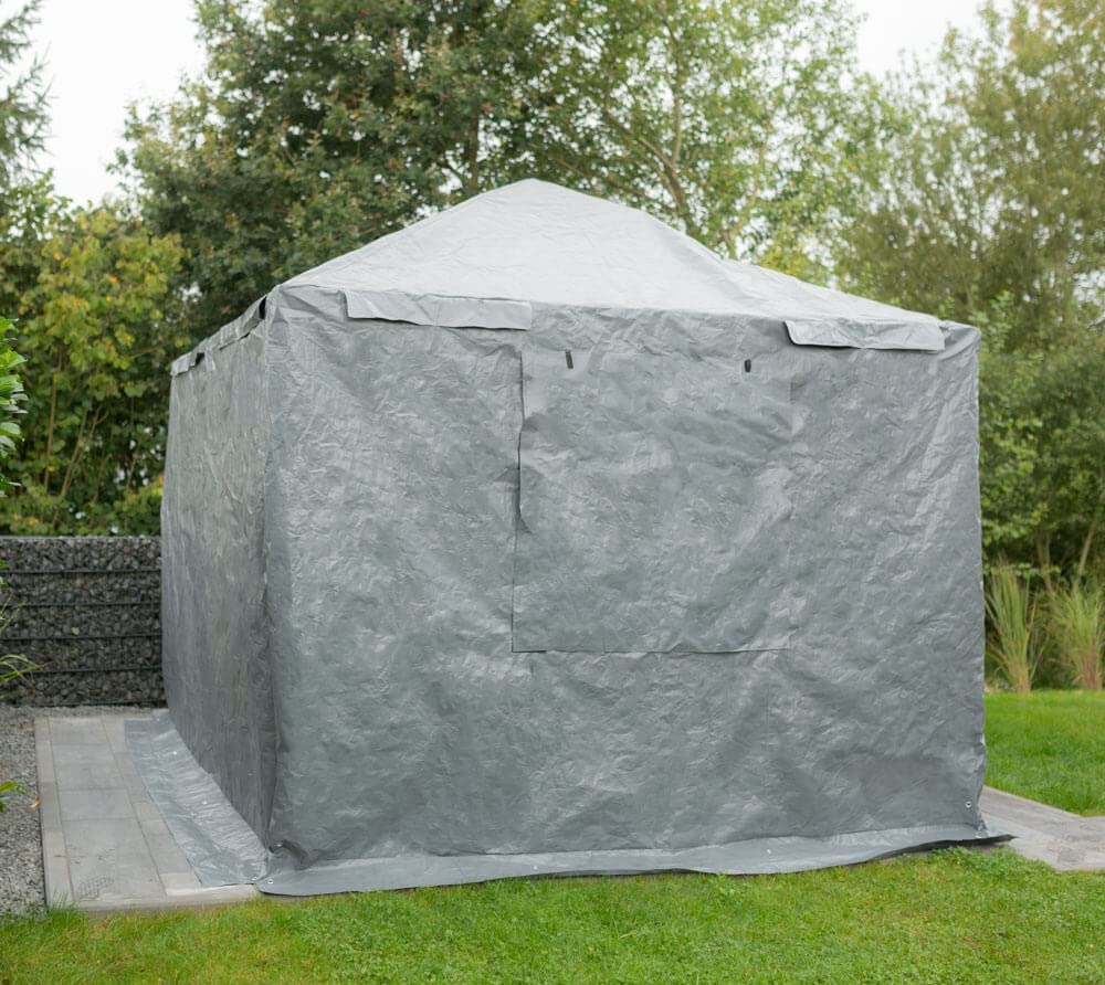 Sojag 12' x 16' Universal Winter Cover for Gazebos & Outdoor Sun Shelters - Waterproof Protection for Patio, Garden, and Backyard Use