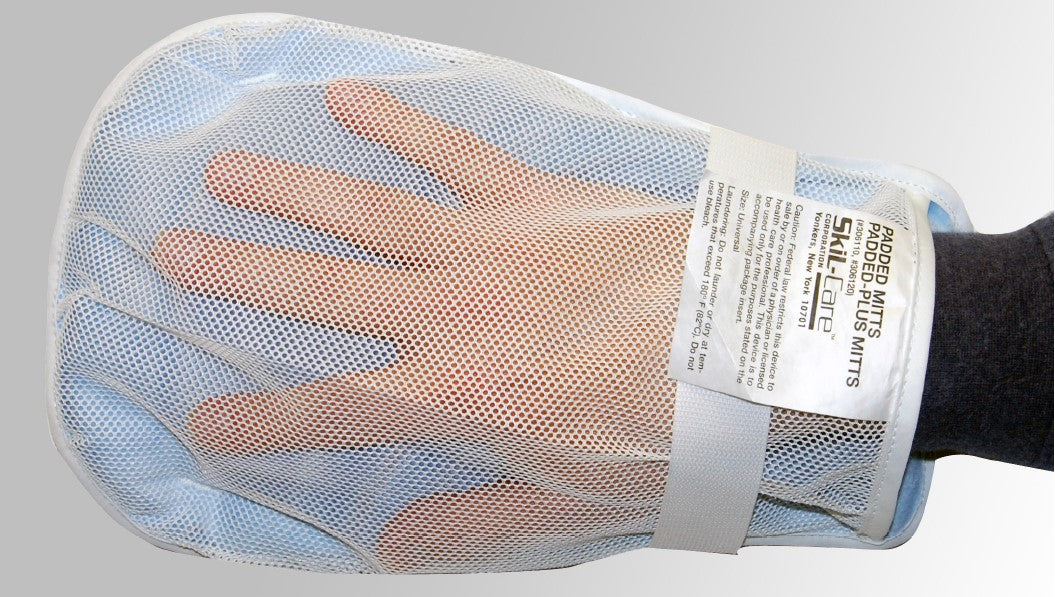 Skil Care Padded Mitten Pair - Soft Therapeutic Hand Mittens for Arthritis & Joint Pain Relief - Perfect for Hand Therapy, Post-Surgery Recovery & Winter Warmth