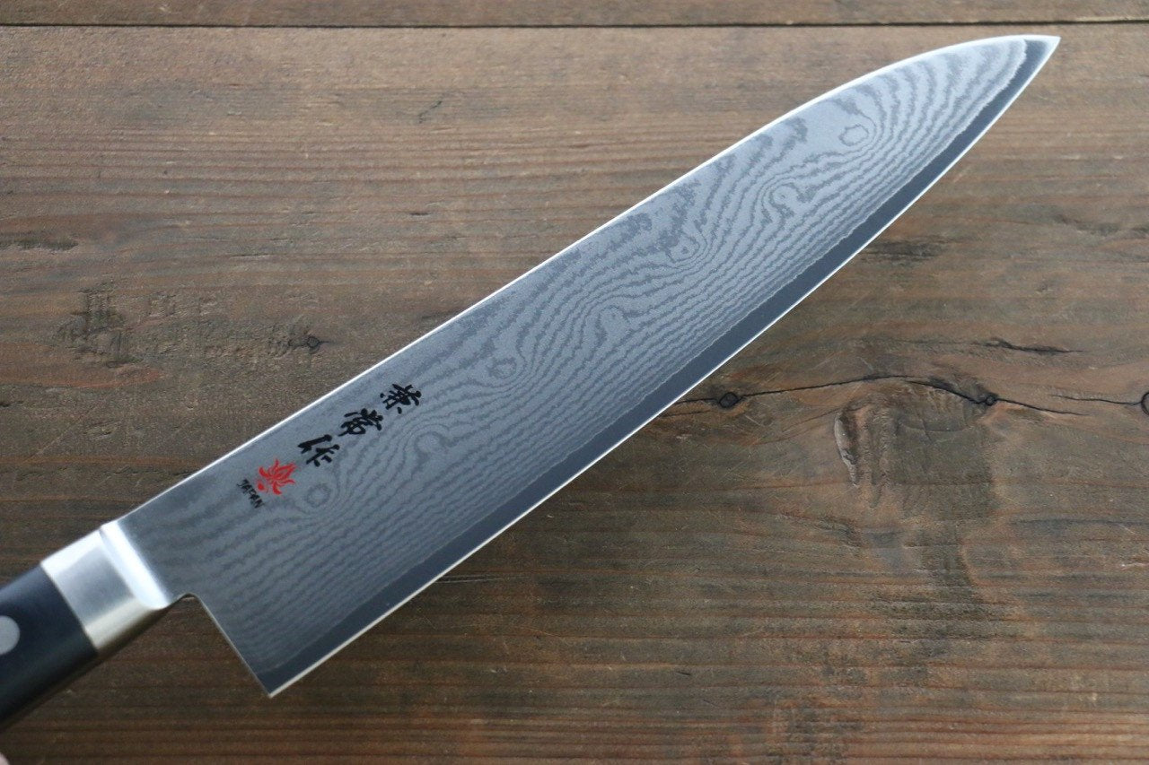 Premium Kanetsune VG10 33-Layer Damascus Gyuto Chef Knife 240mm - Japanese Kitchen Knife with Ergonomic Plastic Handle - Perfect for Slicing, Dicing & Professional Cooking