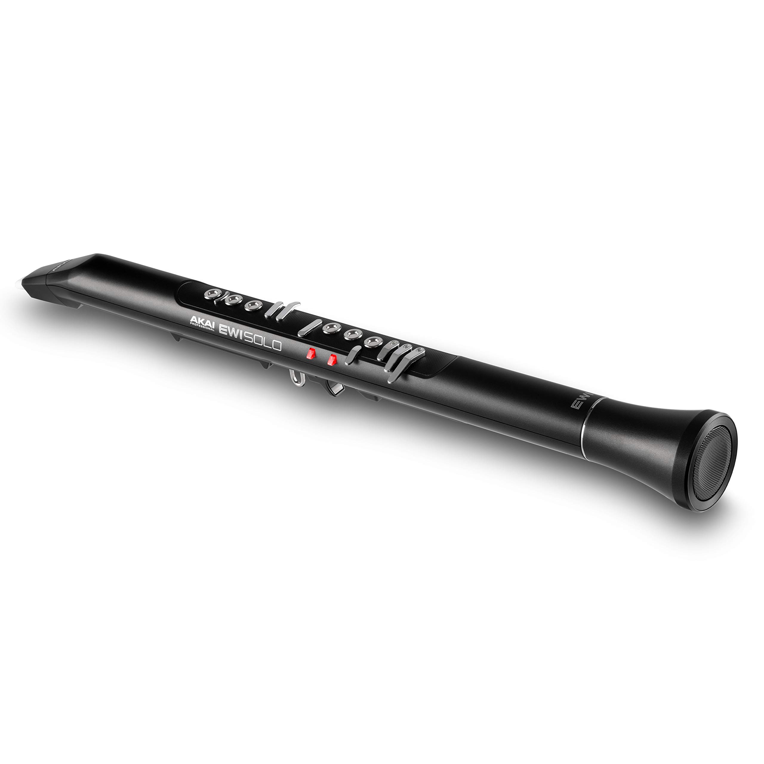 AKAI Professional EWI Solo Electronic Wind Instrument - Portable Digital Wind Controller with 200 Sounds, Built-in Speaker, Rechargeable Battery & USB MIDI Connectivity (Black) - Perfect for Live Performances, Studio Recording & Music Education