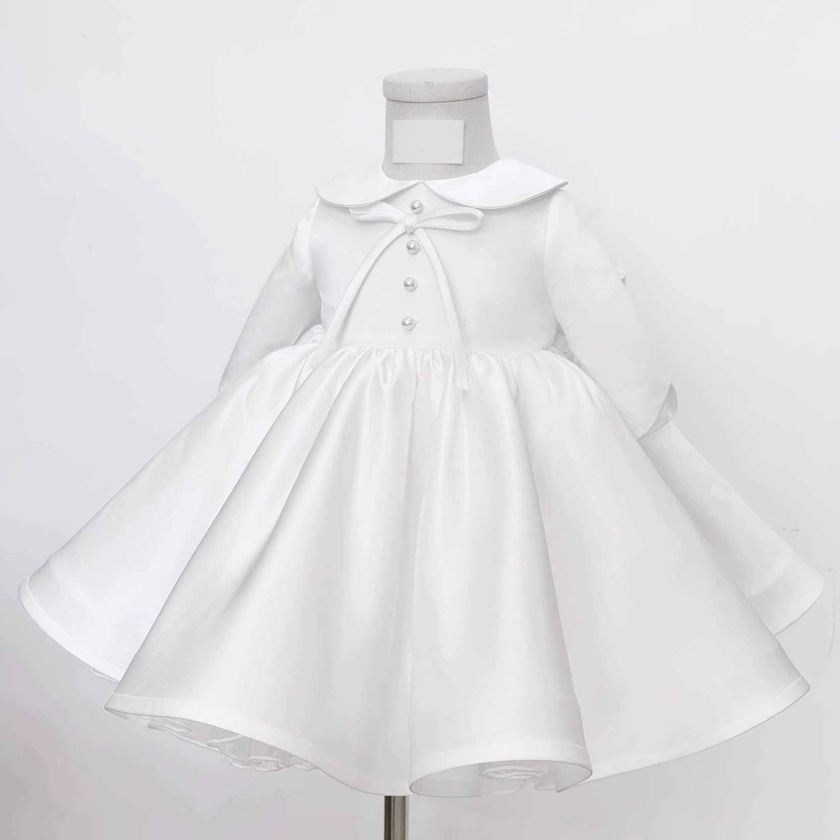 Girls Long Sleeve Birthday Party Dress - Flower Girl Princess Gown for Weddings & Special Occasions | Perfect for Birthday Celebrations, Pageants & Formal Events