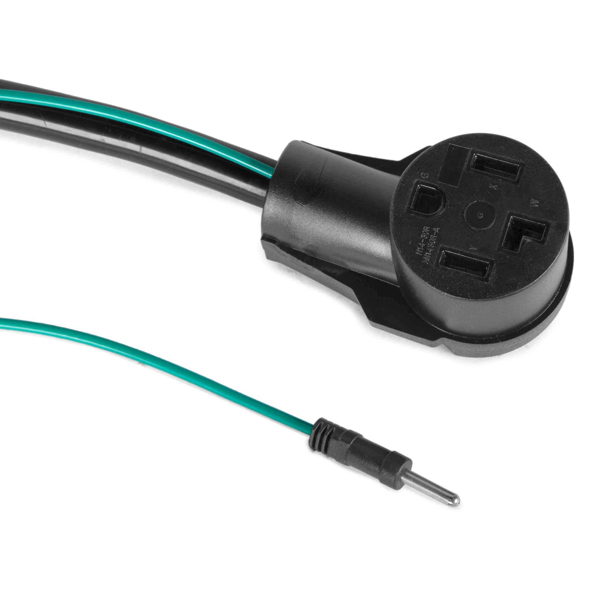 WEN PC1014 30 Amp NEMA 10-30P to 14-30R Appliance Adapter with 12-Inch Cord - 3 Prong to 4 Prong Plug Converter for Dryers, RVs & Electric Ranges - Heavy Duty Grounding Wire for Safe Power Transfer