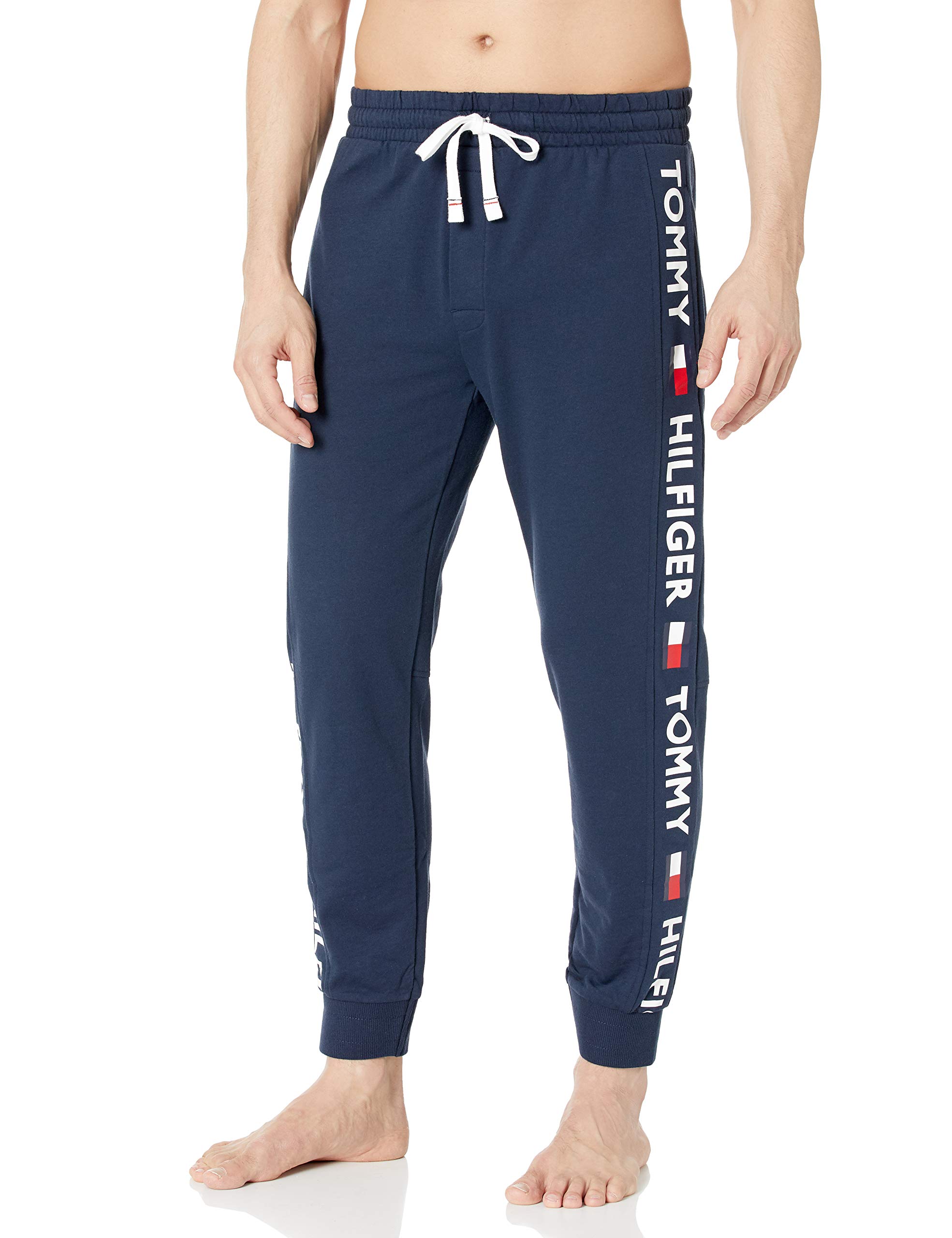 Tommy Hilfiger Men's Modern Essentials French Terry Jogger Pants - Comfortable Casual Sweatpants for Lounge, Gym & Everyday Wear
