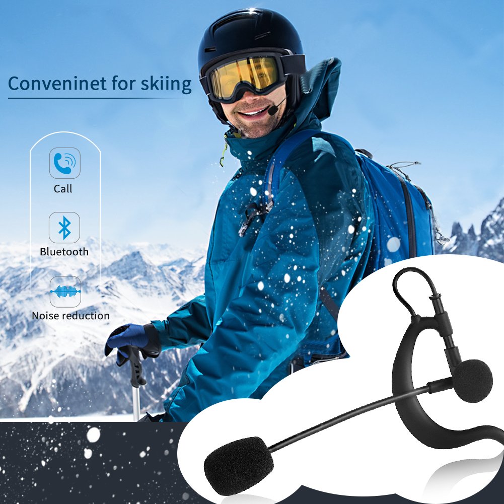 EJEAS Single Ear Headphone with Microphone - Lightweight Communication Headset for Intercom, Referees, Coaches (Compatible with V6/Q7/V4/FBIM) - Perfect for Sports Events, Security Teams & Call Centers