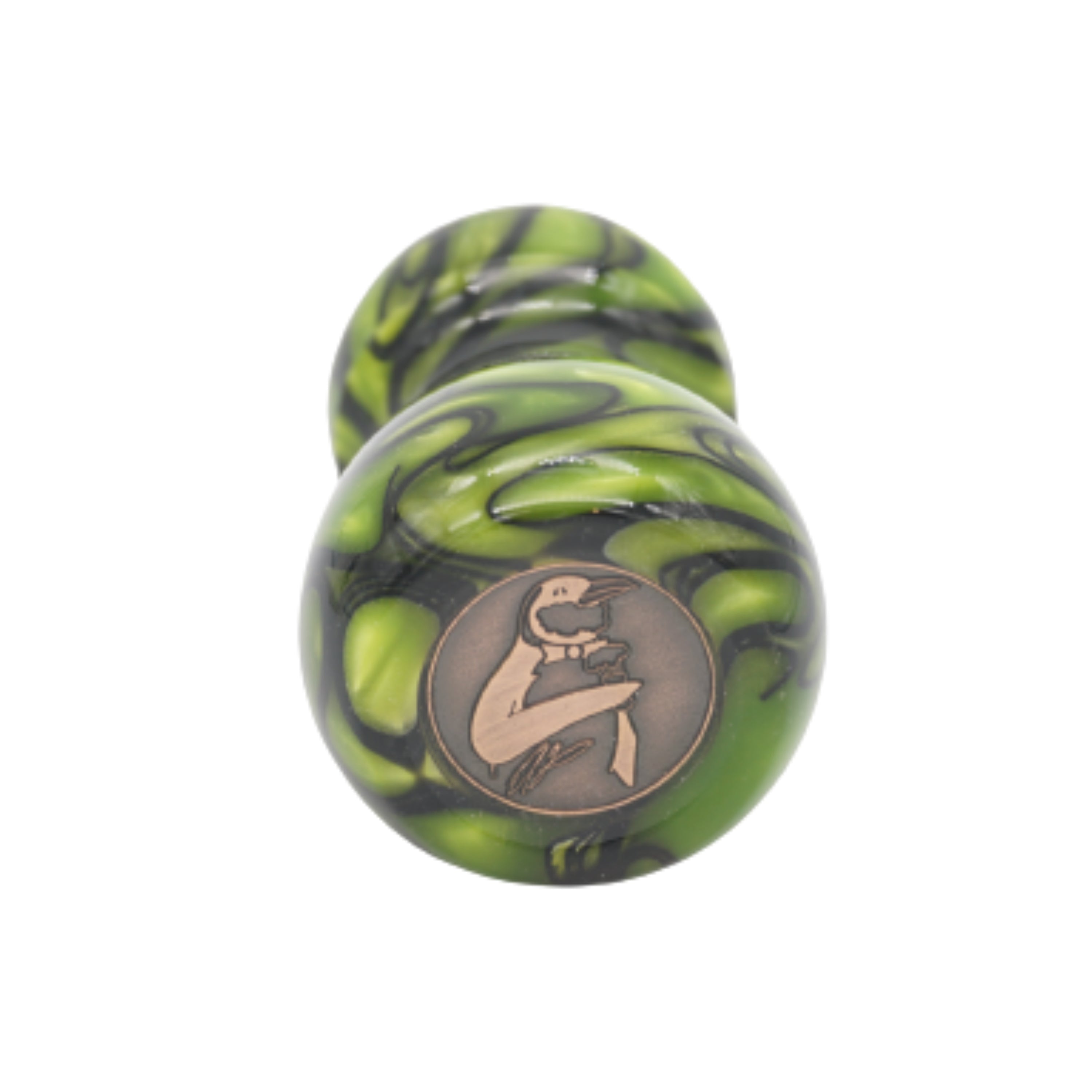 Premium Toxic Green Handcrafted Shaving Brush Handle for Wet Shaving - Fits 24mm & 26mm Knots - Perfect for Barber Shops, Grooming Kits & Luxury Shaving Gifts