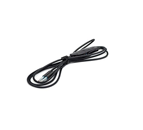 Logitech Original Braided 3.5mm Audio Cable with Inline Controls - Compatible with G633 & G933 Gaming Headsets - 1.5m Replacement Cord for PC, PS4, Xbox Gaming Setup
