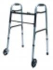 Lumex ColorSelect Adult Walker with Wheels - Lightweight Mobility Aid for Seniors and Adults (2 Pack) - Ideal for Indoor and Outdoor Use, Rehabilitation, and Daily Support