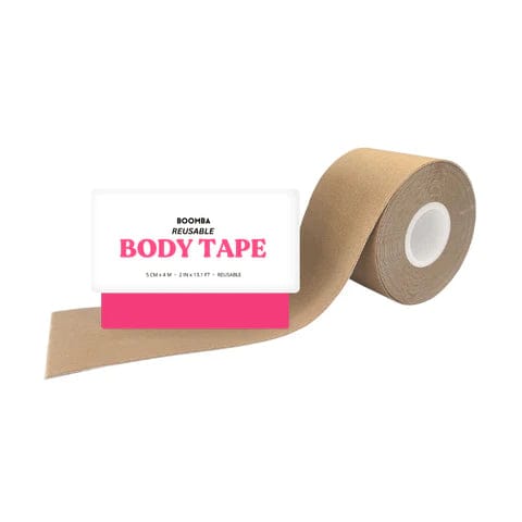 Boomba Body Tape - Double-Sided Fashion Tape for Clothes, Dresses & Skin - Invisible Wardrobe Essential for Strapless Outfits & Special Occasions