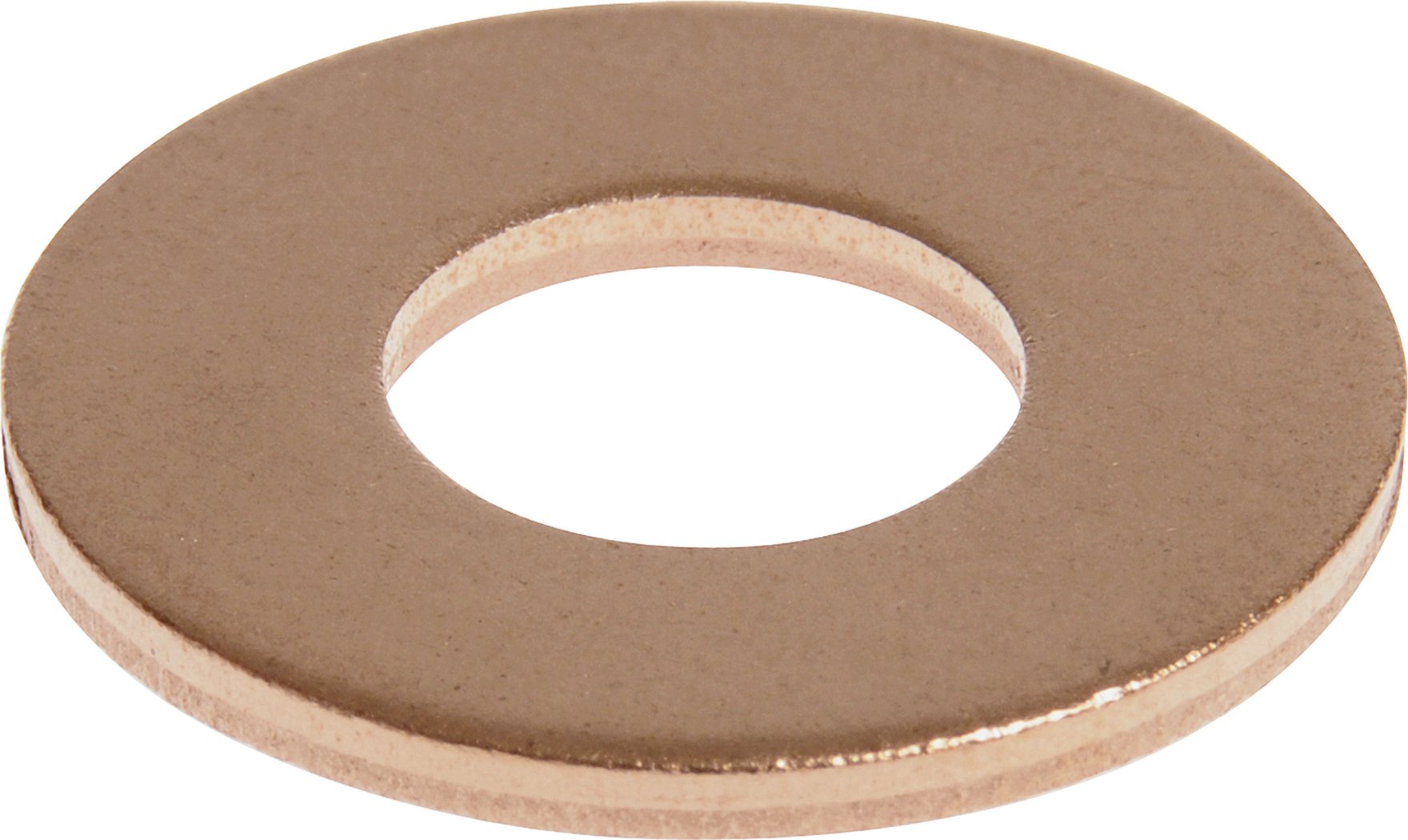 #4 Copper Flat Washers (100-Pack) - 44138 - Premium Electrical & Plumbing Hardware for DIY Projects & Home Repairs