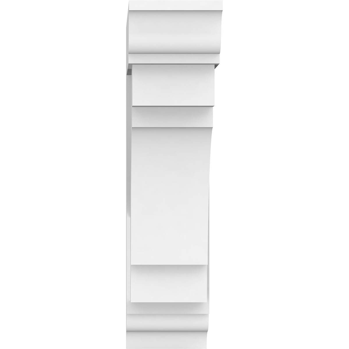 Ekena Millwork BKTP05X16X22MRC01 Standard Merced Architectural Grade PVC Brackets - 5