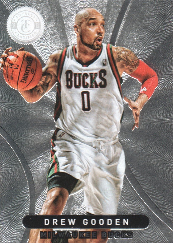 2012-13 Totally Certified Basketball Card #3 Drew Gooden Milwaukee Bucks - NBA Collectible Memorabilia for Sports Fans & Card Collectors - Perfect for Display, Trading, and Investment