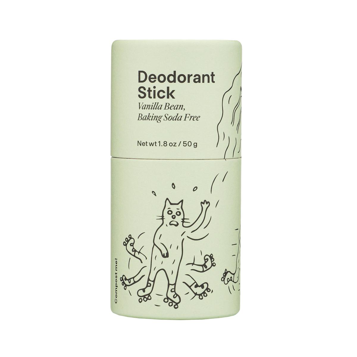 Natural Vanilla Bean Deodorant Stick for Women & Men - Organic, Aluminum-Free, Long-Lasting Odor Protection - Perfect for Gym, Work & Daily Freshness