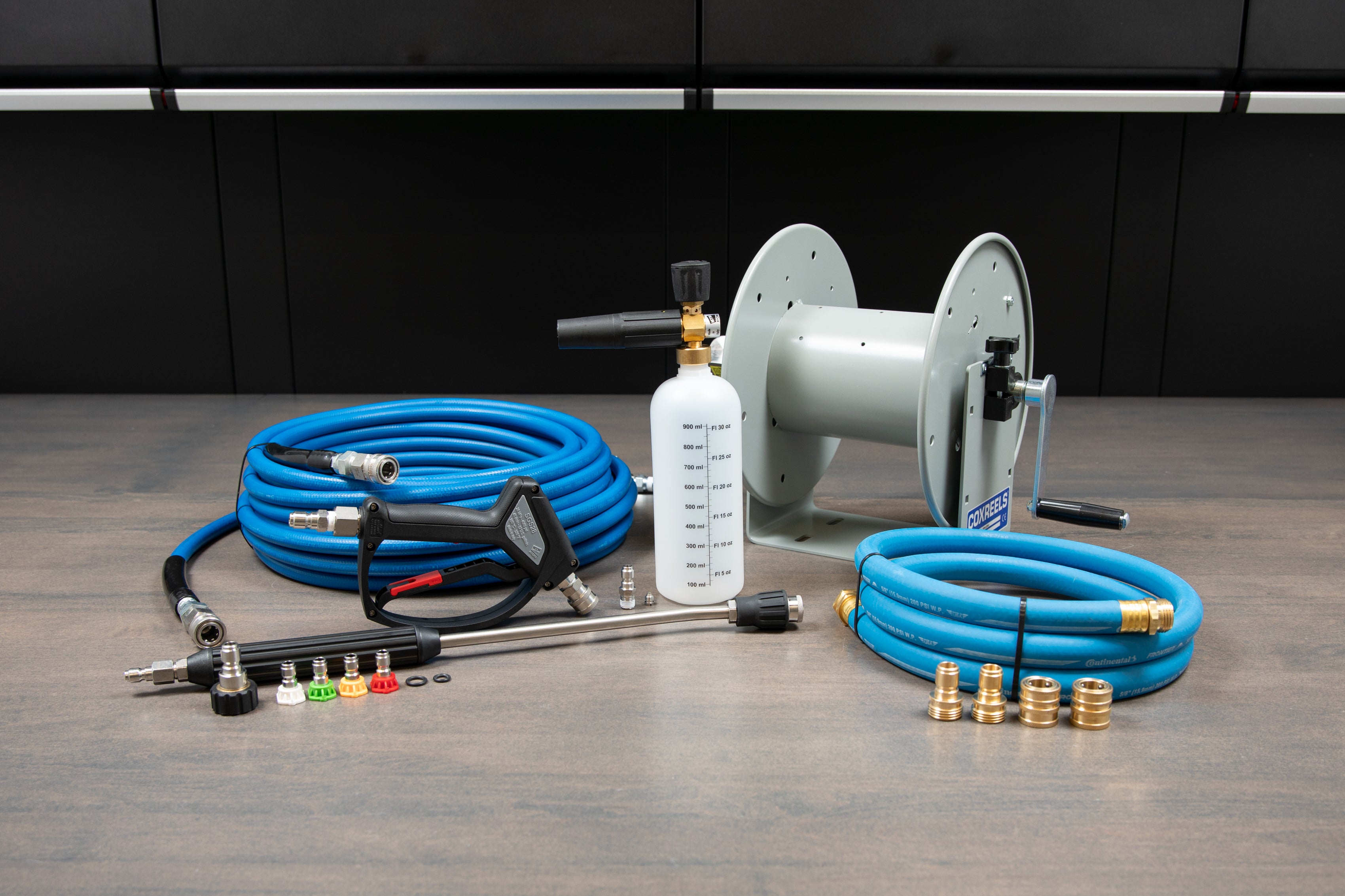 AR Blue Clean Pro Line Wall Mount Accessory Kit for Pressure Washers - Perfect for Garage, Driveway & Outdoor Cleaning