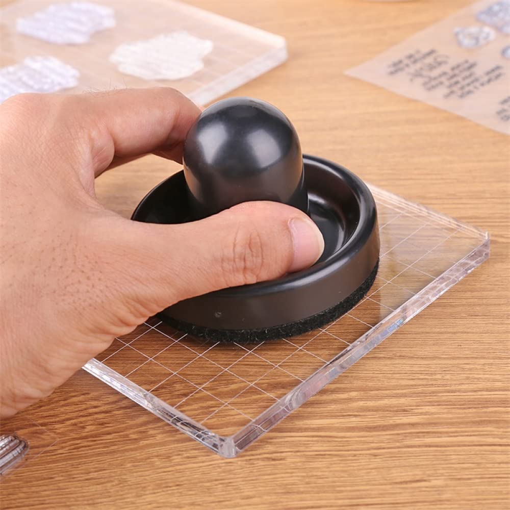 Precision Rubber Stamp Press Tool for DIY Scrapbooking, Card Making & Embossing | Professional Stamp Positioning & Pressure Tool for Arts & Crafts | Perfect for Handmade Cards, Journals & Paper Crafts