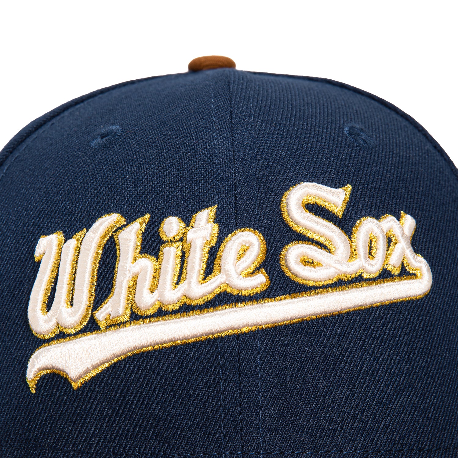 New Era 59Fifty Chicago White Sox All Star Years Patch Script Hat - Navy & Khaki Adjustable Baseball Cap for Men - Perfect for Games, Fan Events & Streetwear Fashion