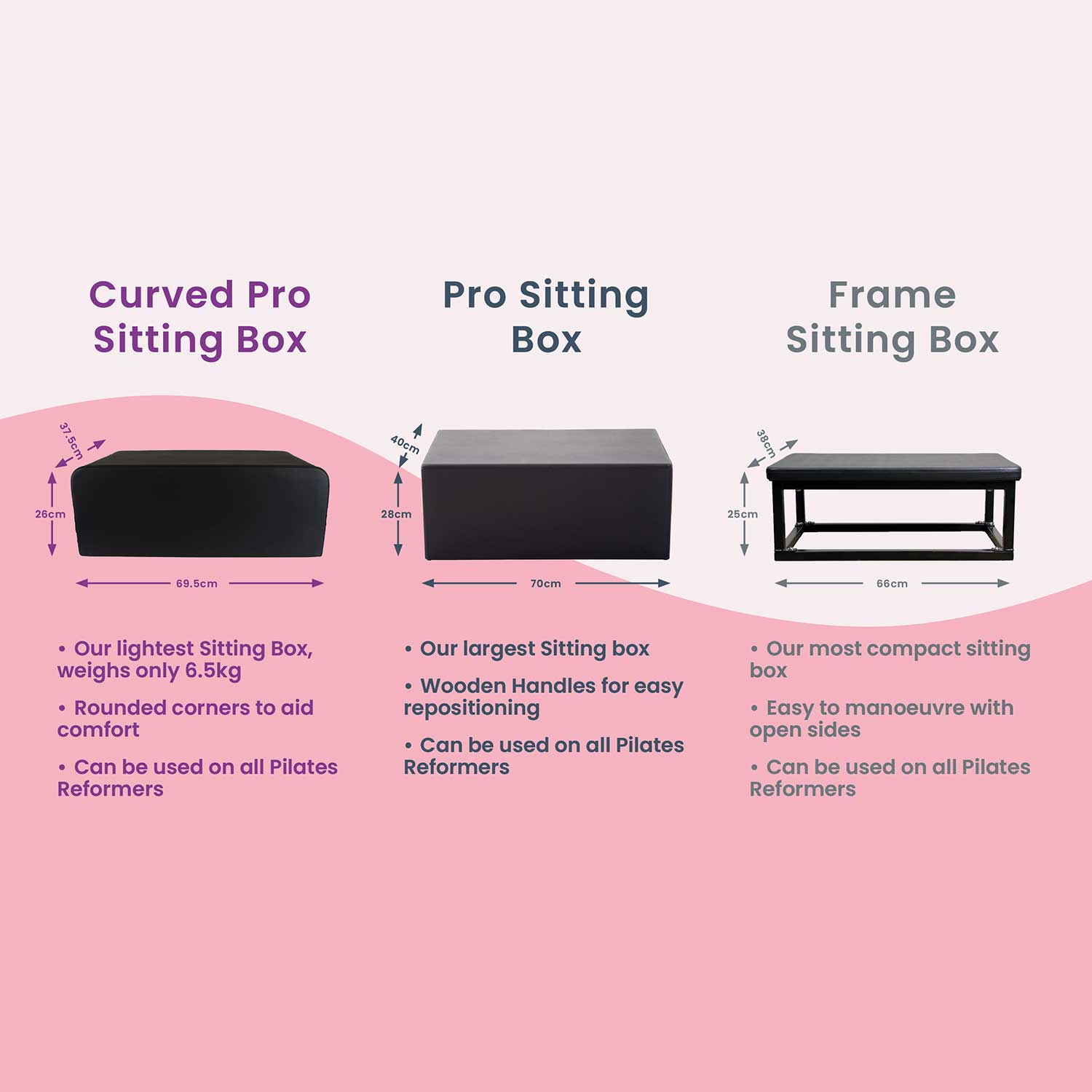 Align Pilates Curved Pro Sitting Box - Premium Yoga & Pilates Equipment for Core Strength Training | Perfect for Home Gym, Studio Workouts & Physical Therapy