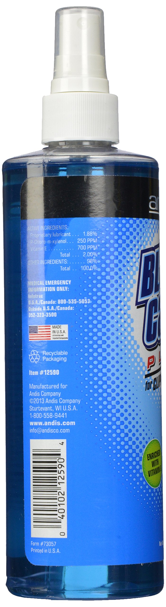 Andis Blade Care Plus Spray - 16 oz | Clipper Blade Lubricant & Coolant for Hair Clippers & Trimmers | Extends Blade Life & Reduces Friction | Professional Salon & Home Grooming Use