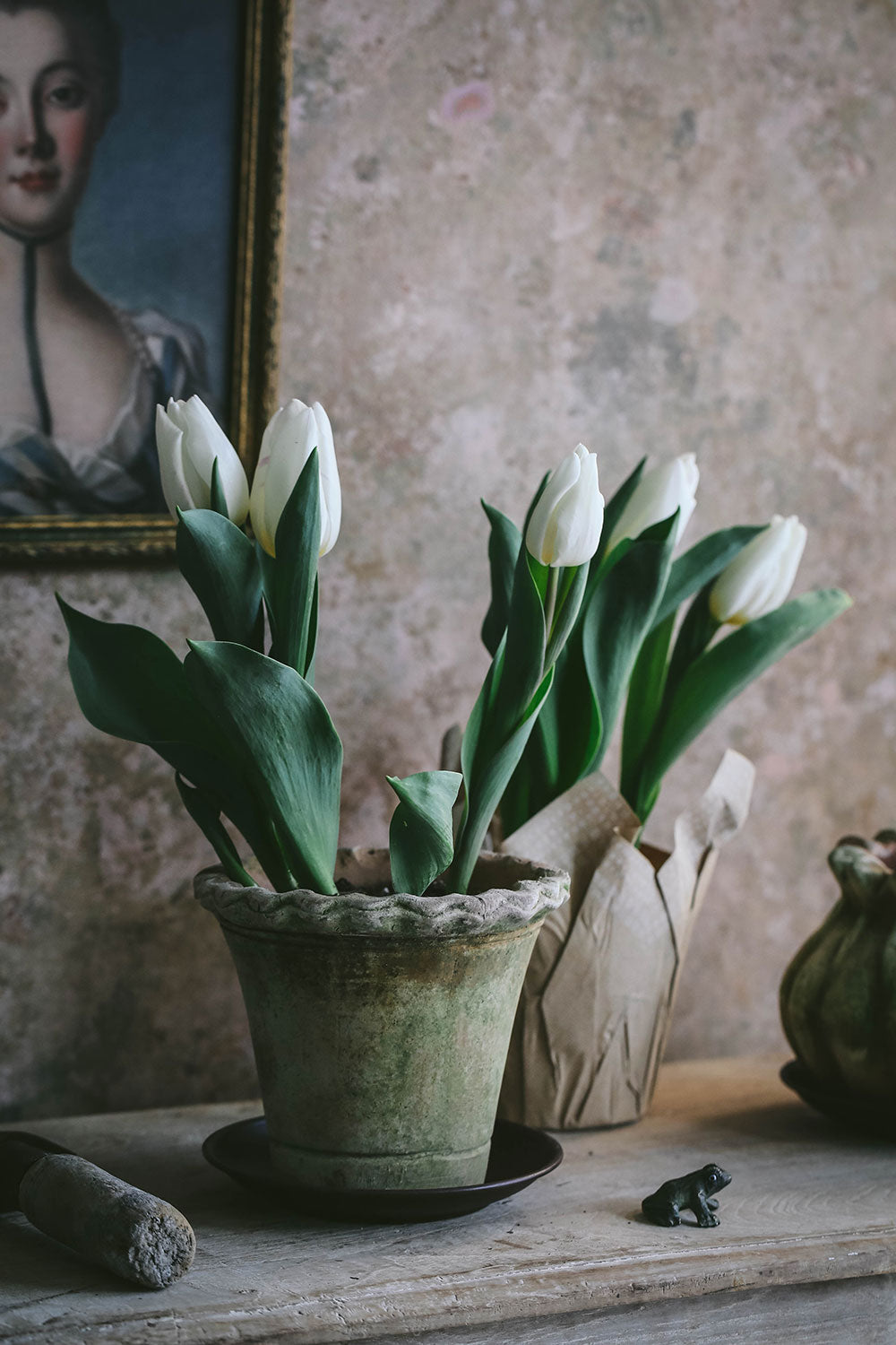 Aged Terracotta Petal Planter - Handmade Flower Pot for Indoor/Outdoor Plants, Succulents & Home Decor | Perfect for Garden, Patio, Balcony & Living Room Decor