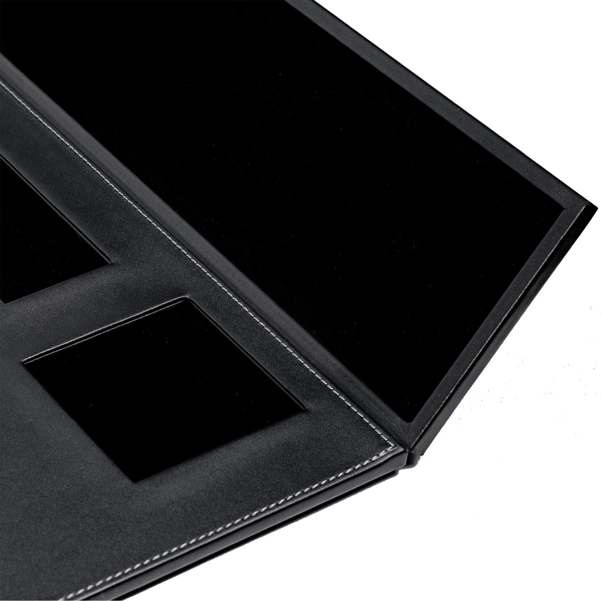 Premium Black Leather Desk Mat 34