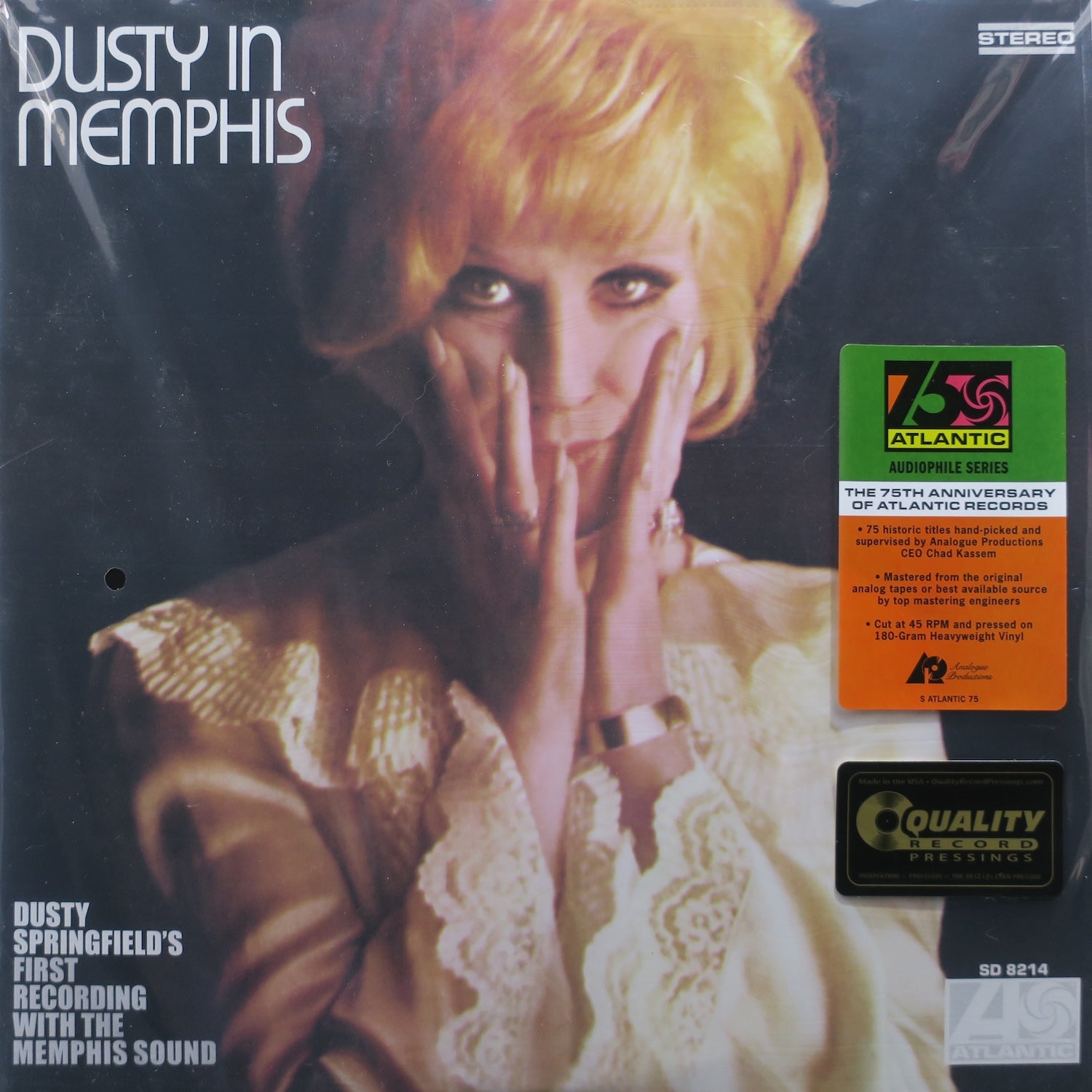Dusty Springfield 'Dusty In Memphis' Analogue Productions 45rpm 180g Vinyl 2LP - Audiophile Edition for Vinyl Collectors & Music Lovers - Perfect for Home Listening & Record Collections