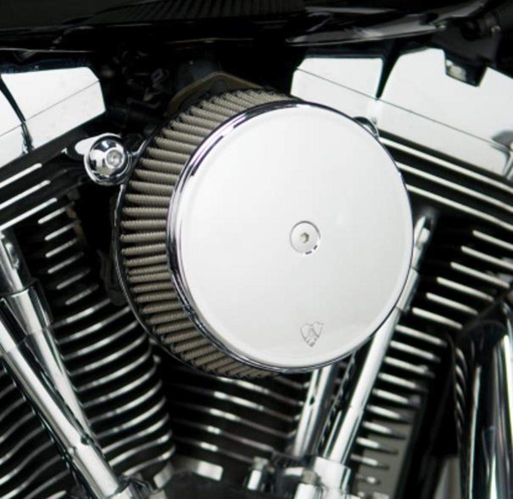 Arlen Ness 50-334 Big Sucker Stage I Air Filter Kit with Cover - High Performance Motorcycle Air Intake System for Harley Davidson - Perfect for Street Riding and Custom Bike Upgrades