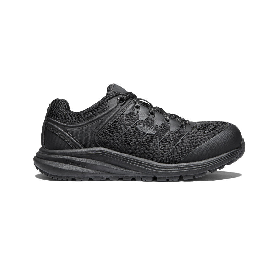 Women's Vista Energy Carbon Toe Work Boots - Black/Raven | Slip Resistant & Comfortable for Construction, Warehouse & Outdoor Work