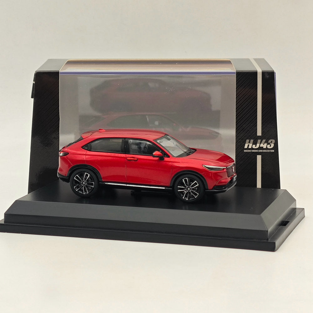 1/43 Scale Hobby Japan VEZEL Premium Diecast Model Car - Crystal Red Metallic (HJ431002RM) | Collectible Miniature Vehicle for Display, Gifts & Car Enthusiasts