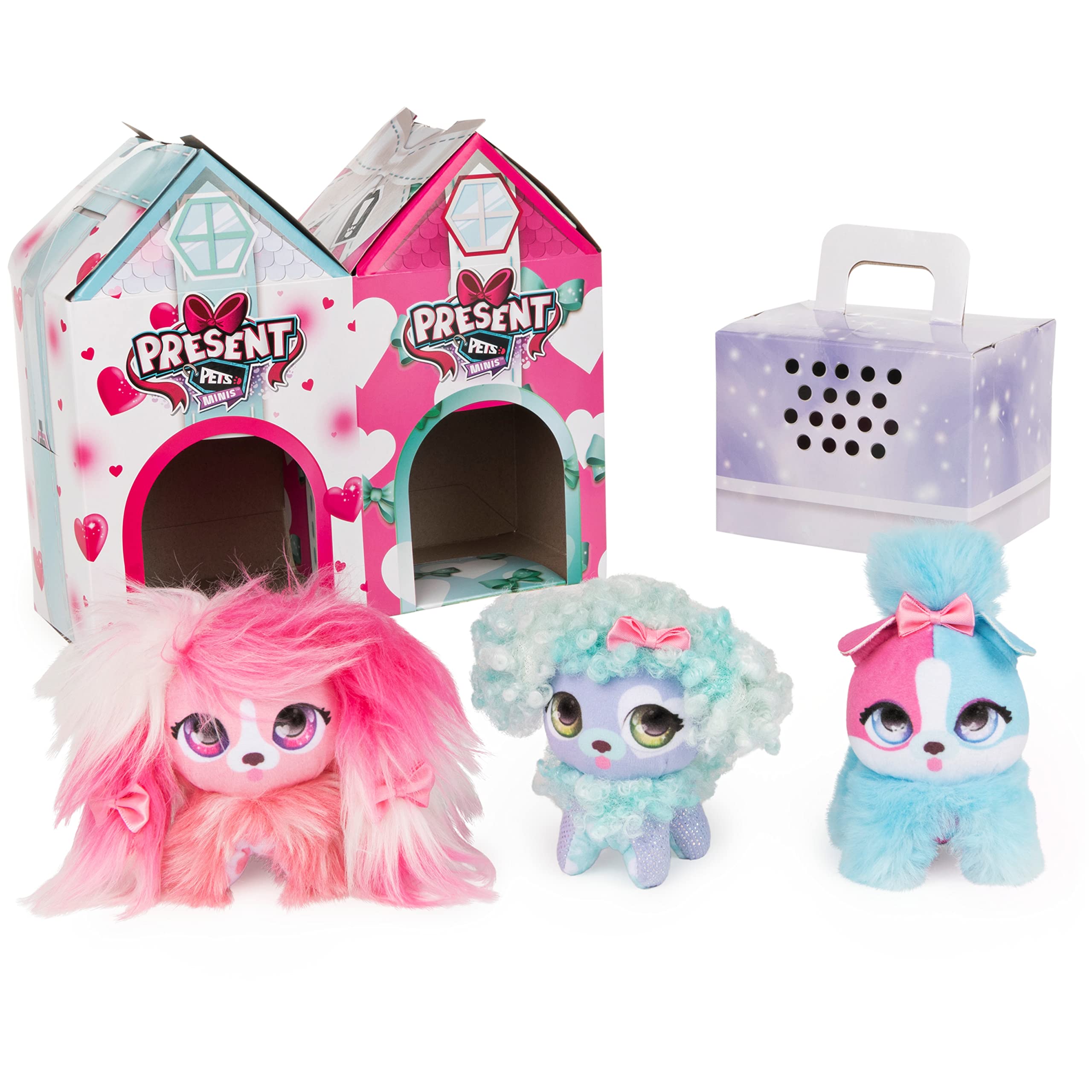 3-Pack 3-Inch Fluffy Plush Toys for Kids - Cute Mini Stuffed Animals, Perfect Gift for Girls Age 5+ | Birthday, Party Favors, Bedroom Decor