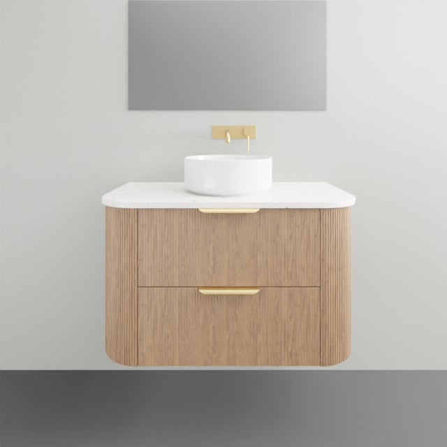 ADP Thirroul Wall Mounted Bathroom Vanity with Sink - Modern Floating Vanity for Small Bathrooms, Powder Rooms & Master Baths