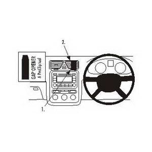 ClicOn No Holes Center Dash Mount for Volkswagen Eos (2007-2015) & Scirocco (2009-2014) - Secure Phone Holder for Hands-Free Navigation & Driving