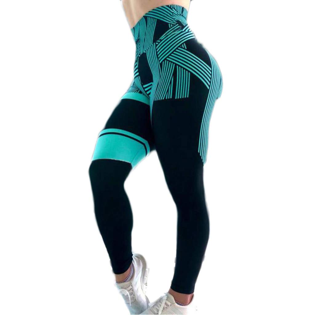 High Waist 3D Stripe Yoga Pants for Women - Tummy Control Workout Leggings with Hip Stretch for Running, Yoga & Casual Wear | Perfect for Gym, Fitness & Everyday Comfort