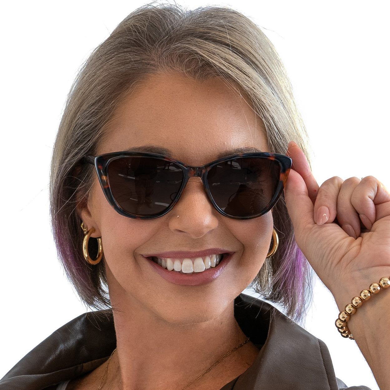 Stylish Kara Tortoise Cat Eye Sunglasses for Women - UV Protection, Retro Fashion - Perfect for Beach, Driving & Outdoor Activities